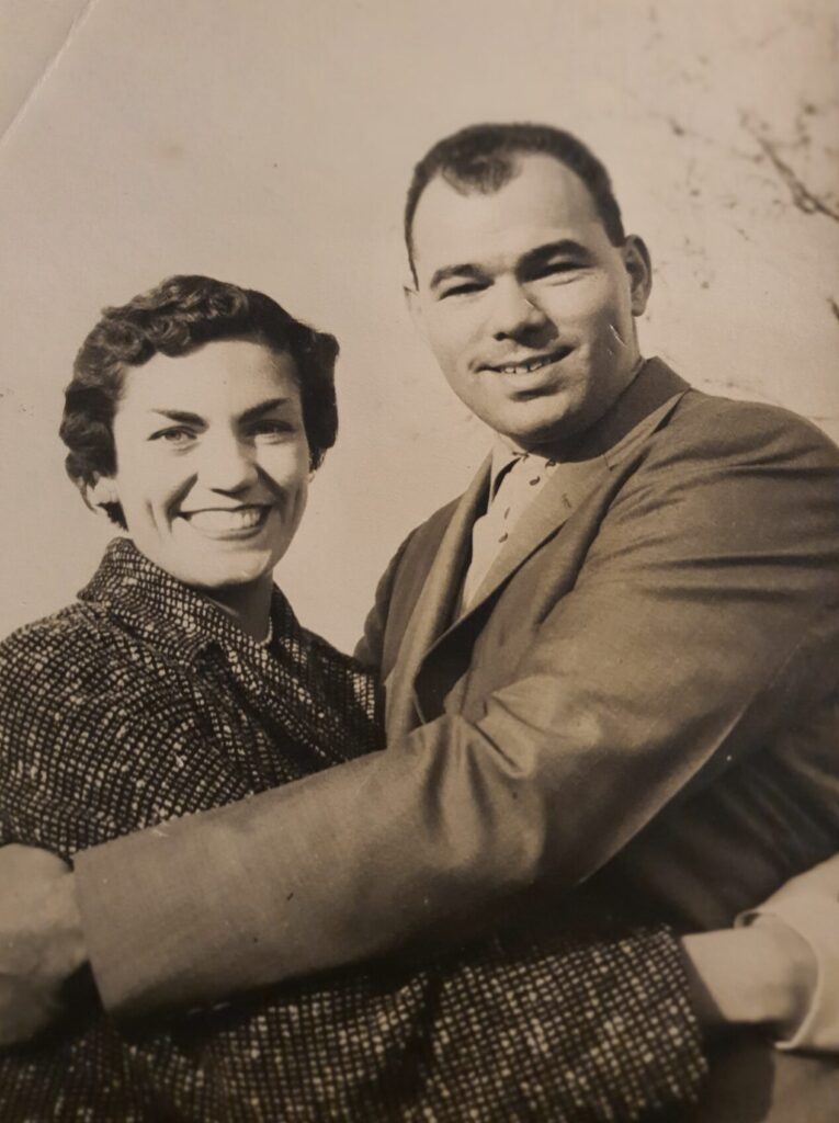 Donald Fields with Wife, Elise Heydecker