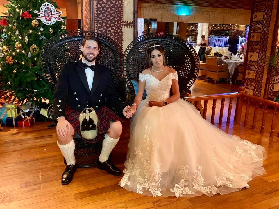 William Creagh Heydecker's Wedding After the Scottish Rites.
