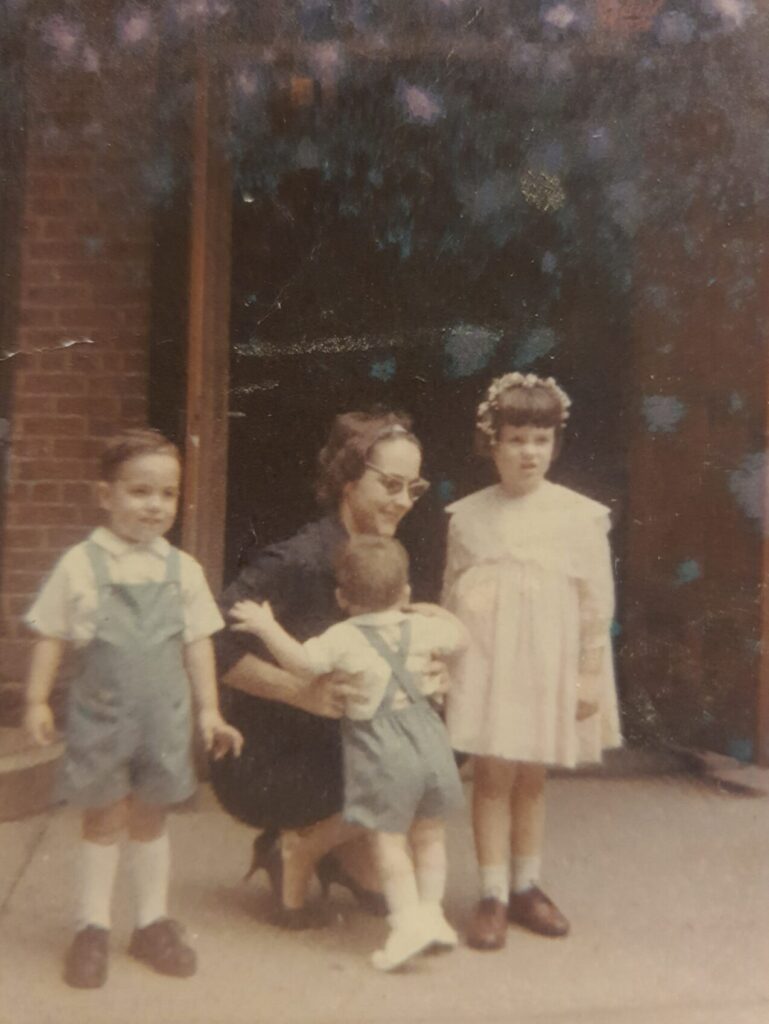 Patricia Heydecker at the Christening of her Boys at the Little Church Around the Corner in NYC, 1966