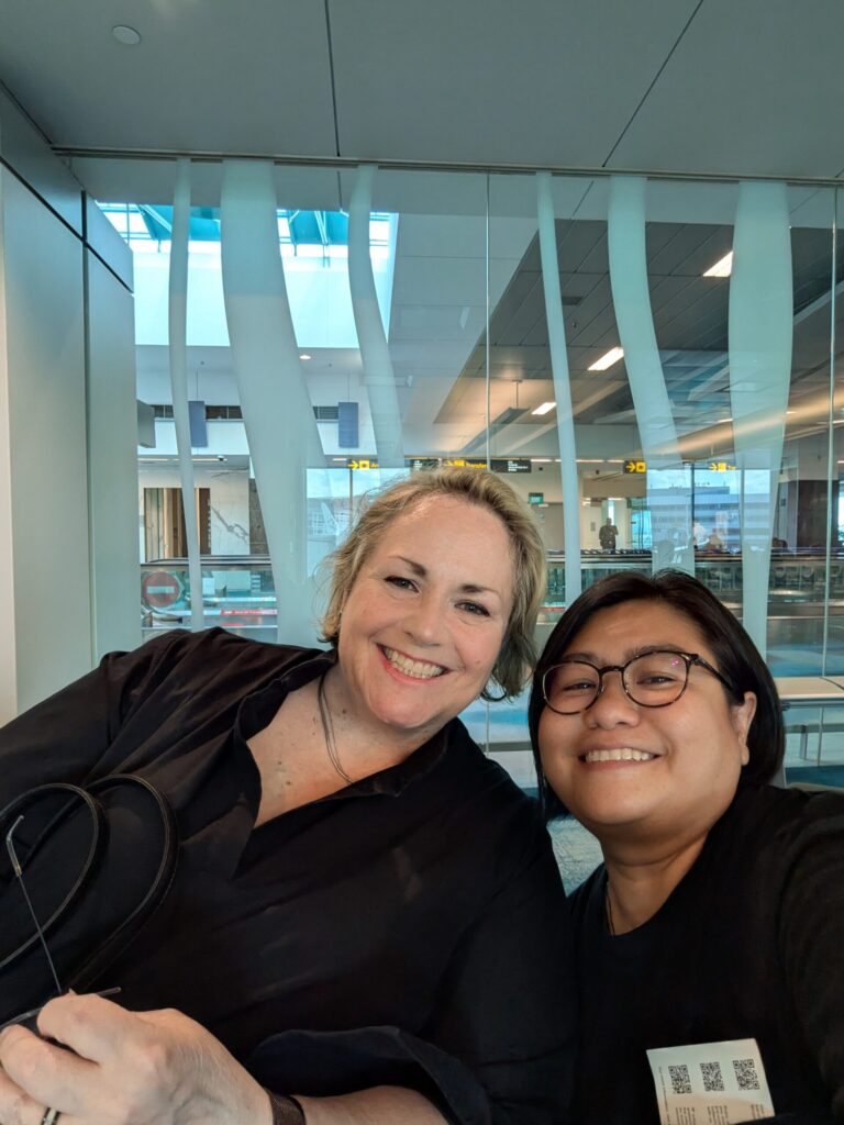 Yu Yu Din and Jeanne Heydecker in Bangkok 2025.